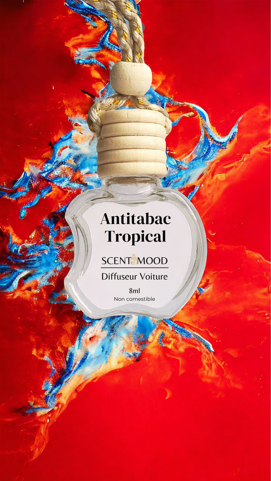 Diffuseur voiture Antitabac Tropical 8ml