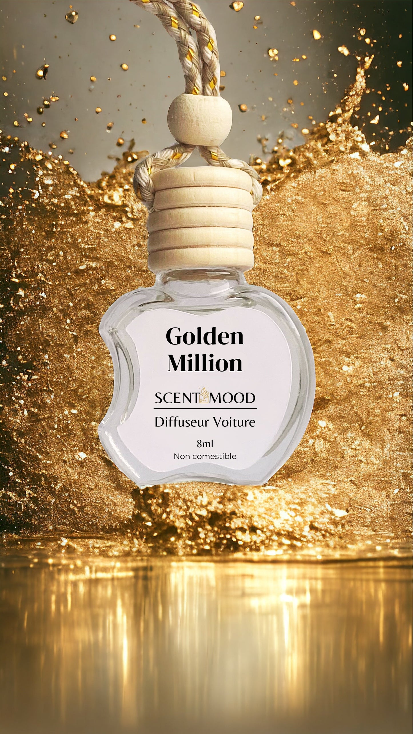 Diffuseur voiture Golden Million 8ml